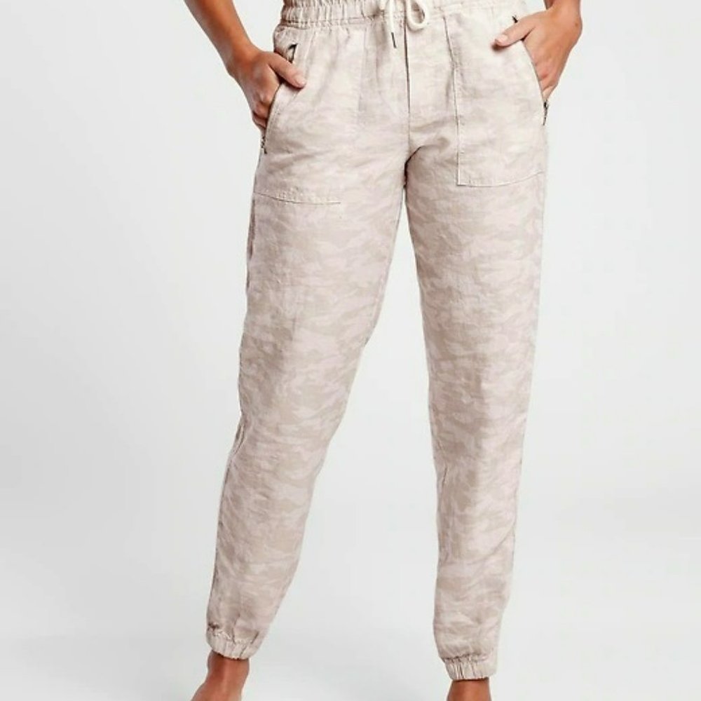 Athleta Cabo Linen Joggers